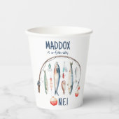 魚釣りO-Fish-Ally The Big One Blue Boy誕生日 紙コップ (正面)