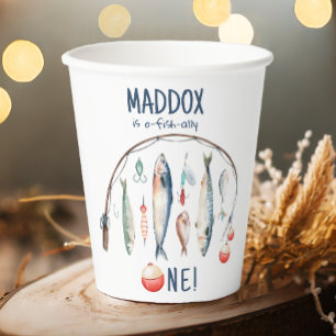 魚釣りO-Fish-Ally The Big One Blue Boy誕生日 紙コップ