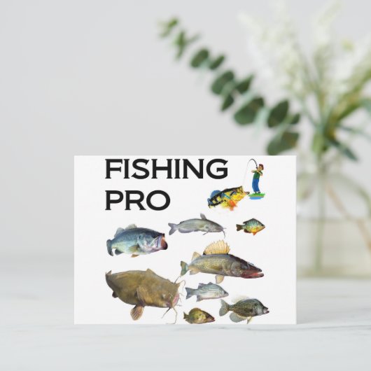 魚釣りPro ポストカード (スタンド正面)