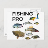 魚釣りPro ポストカード (正面/裏面)