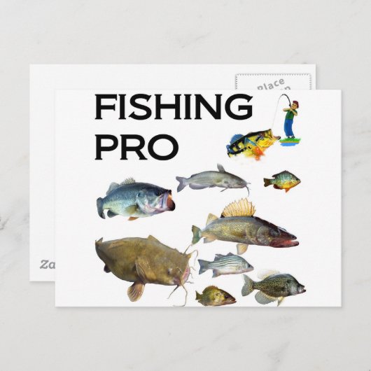 魚釣りPro ポストカード (正面/裏面)