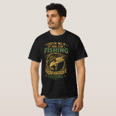 魚釣りTシャツデザイン Tシャツ (正面フル)