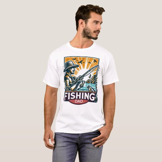 魚釣りtシャツ tシャツ (正面フル)