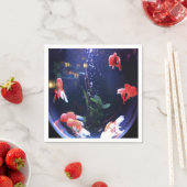 魚鉢の写真 スタンダードカクテルナプキン (インサイチュ)