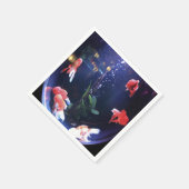 魚鉢の写真 スタンダードカクテルナプキン (角)