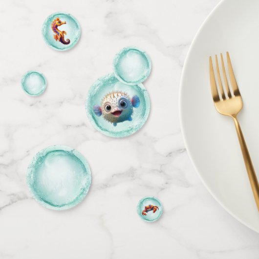 魚鉢テーブル紙吹雪 コンフェッティ (グループ)