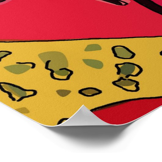 魚鉢テーブル ポスター (角)