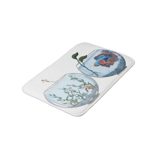 魚鉢 バスマット (アングル)