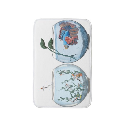 魚鉢 バスマット (正面縦)