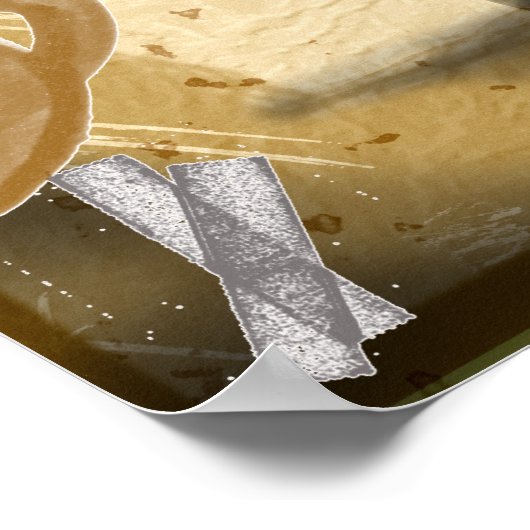 魚鉢 ポスター (角)