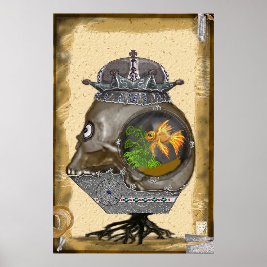 魚鉢 ポスター (正面)