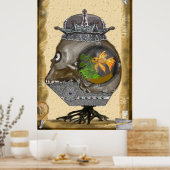 魚鉢 ポスター (キッチン)