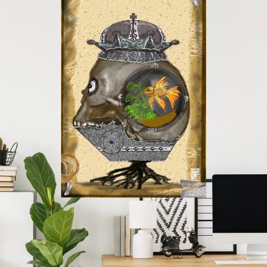 魚鉢 ポスター (ホームオフィス)