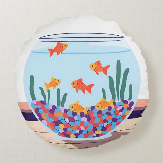 魚鉢 ラウンドクッション (裏面)