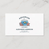 魚鉢 – 水族館サービス 名刺 (正面)