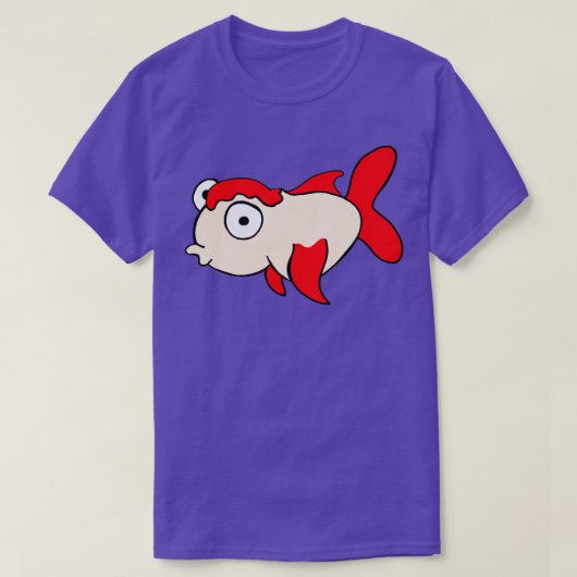 魚間抜け Tシャツ (デザイン正面)