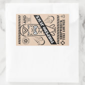 魚雷ジュースシール 長方形シール (バッグ)