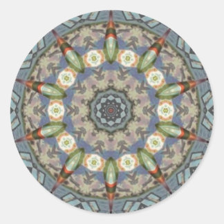 魚雷マンダラステッカー ラウンドシール