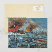 魚雷日本の駆逐艦 ポストカード (正面/裏面)