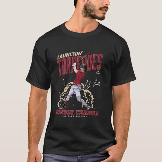 魚雷発射 コービン・キャロル アリゾナ 野球 Tシャツ (正面)