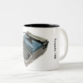 魚雷18Bのタイプライター ツートーンマグカップ (正面右)