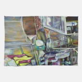 魚頭カレーは？シンガポール キッチンタオル (横)