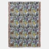 魚頭カレーは？シンガポール スローブランケット (正面縦)