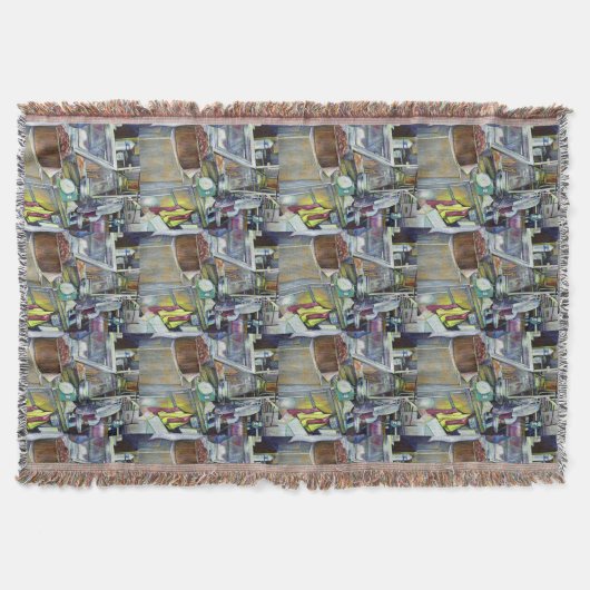 魚頭カレーは？シンガポール スローブランケット (正面)