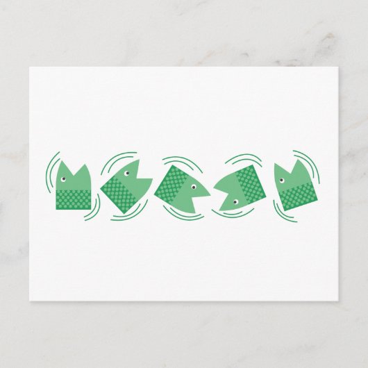 魚頭 ポストカード (正面)