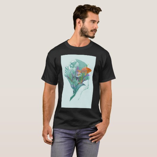 魚頭 Tシャツ (正面フル)