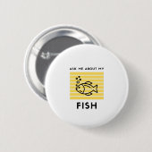 魚頼水族館のペットのおもしろい話は 缶バッジ (正面&裏面)