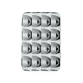 魚顔型 バスマット (正面縦)