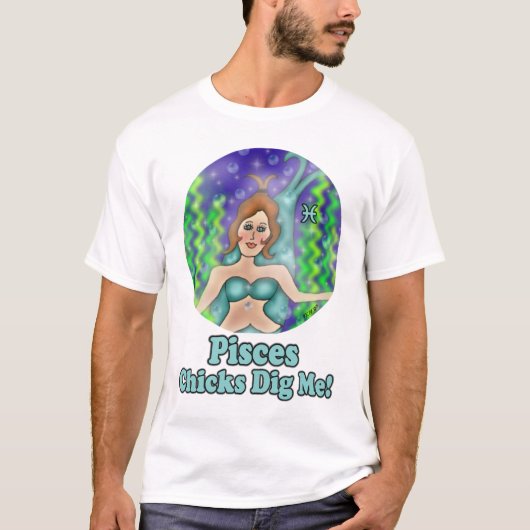 魚類のひよこは私をワイシャツ掘ります Tシャツ (正面)