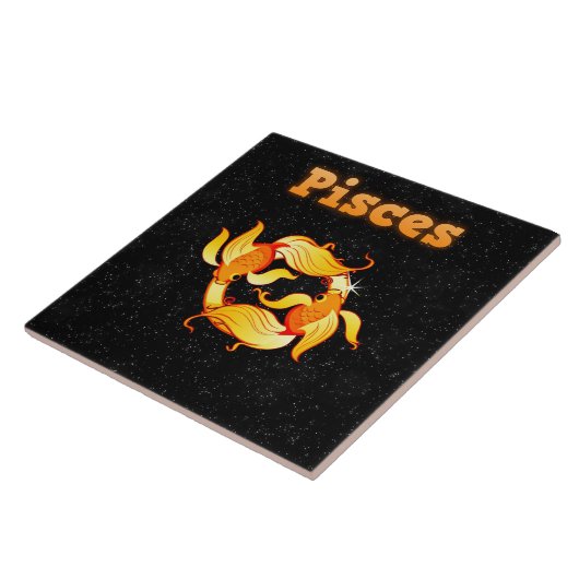 魚類のイラストレーション タイル (側面)