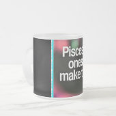 魚類のコーヒーか茶マグ フロストグラスマグカップ (正面左)