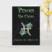 魚類のバースデー・カード カード (黄色い花)