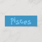 魚類のプロフィールカード スキニー名刺 (裏面)