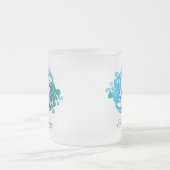 魚類の占星術のマグ フロストグラスマグカップ (中央)