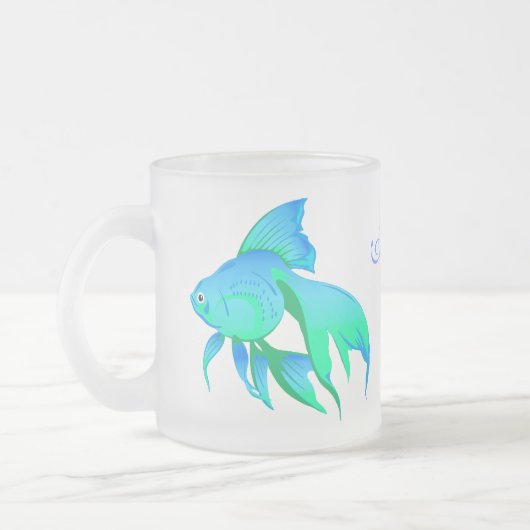 魚類の占星術のマグ フロストグラスマグカップ (左)