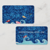 魚類の四角い名刺 名刺 (正面/裏面)