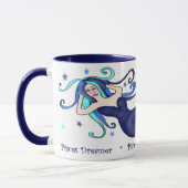 魚類の夢みる人のマグ マグカップ (左)