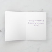 魚類の大きい魚のハッピーバースデーカード カード (内部)