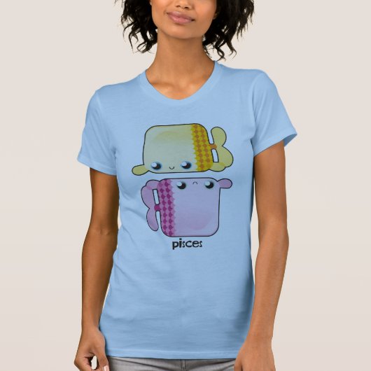 魚類の女性のTシャツ Tシャツ (正面)