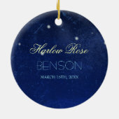 魚類の星座|の名前をカスタムする セラミックオーナメント (裏面)