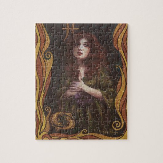 魚類の装飾的なジグソーパズル ジグソーパズル (縦)