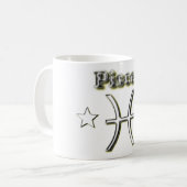 魚類の記号 コーヒーマグカップ (正面左)