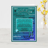 魚類の誕生日 カード (黄色い花)