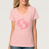 魚類の(占星術の)十二宮図の印グランジな2月19日- 3月20日 Tシャツ (正面)