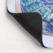 魚類の(占星術の)十二宮図の水彩画の芸術性のmousepad マウスパッド (コーナー)