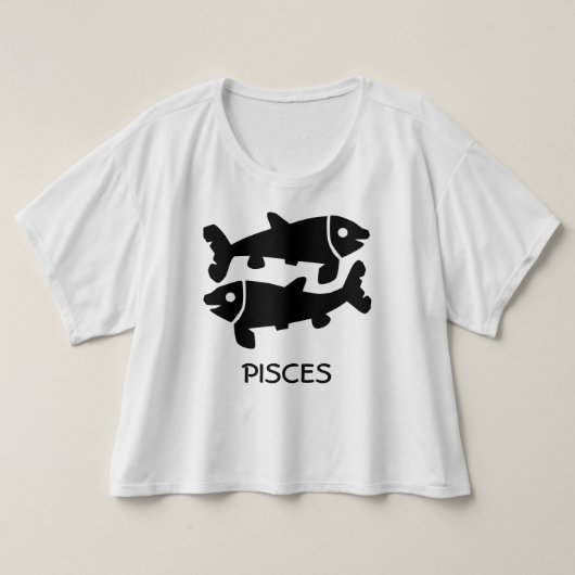 魚類の(占星術の)十二宮図 Tシャツ (デザイン正面)